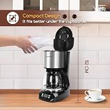 Aigostar Programmable Drip Coffee Maker 24-Hour Timer 1.5L 12-Cup BPA-Free view 6