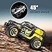 Remote Control Car, 1:10 Large Scale Electric RC Car Off-Road Monster Truck with High Speed 48km/h Wide Range 100M 2.4GHz 4WD, Anti-Collision R/C Cross-Country Racing Vehicle