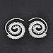 Vintage Boho Style Women Circles Round Spiral Tribal Hoop Earrings Retro Jewelry By NYKKOLA