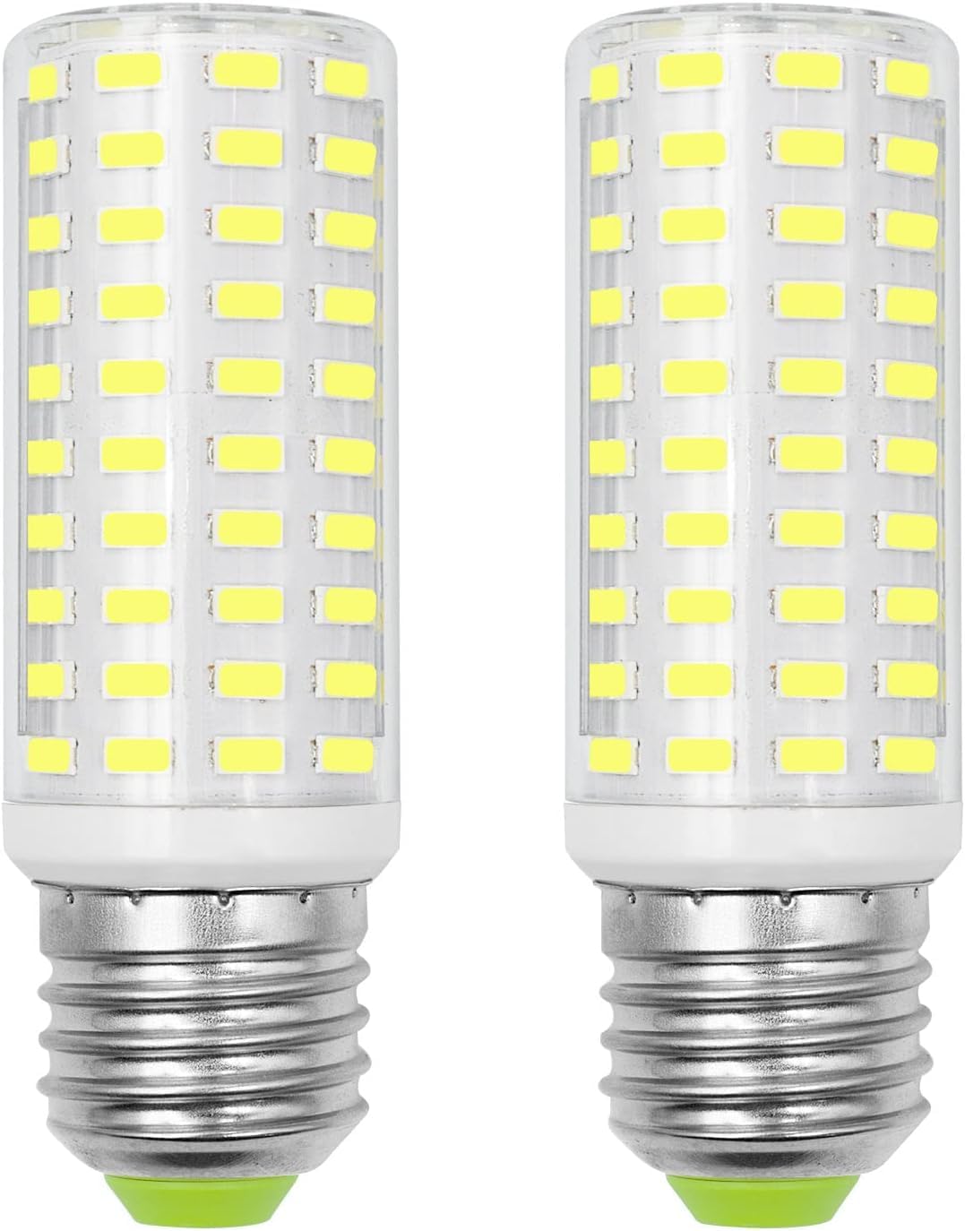 XIMNCHNI E27 Edison Screw LED Light Bulbs,10W Equivalent to 100W 120W Halogen Bulbs,Cool White 6000K, Non-Dimmable, 1200LM, 100-265V,Energy Saving for Home Lighting(Pack of 2).
