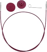 KnitPro KP10502 56cm Single Cable to Make 80cm Interchangeable Needle Purple view 2