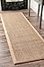nuLOOM Elijah Seagrass Natural Runner Rug, 2' 6