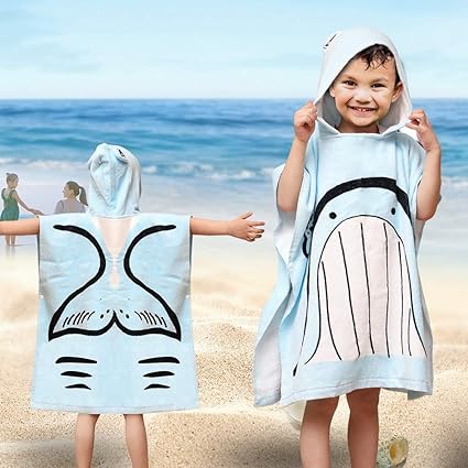 older child's towelling poncho