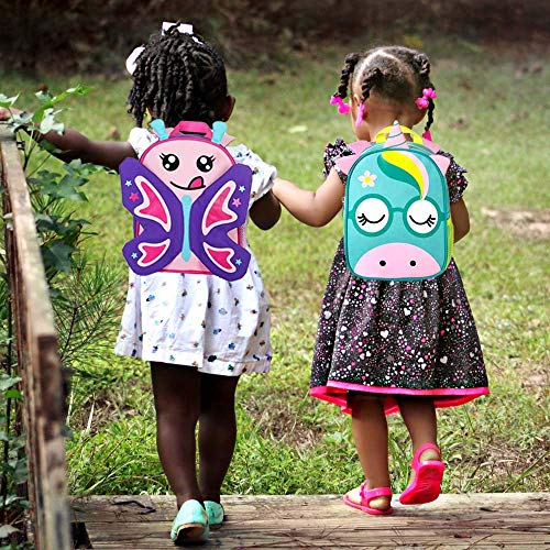 Toddler Backpack Leash, 9.5" Safety Harness Unicorn Bag - Removable Tether - Thumbnail 3