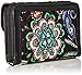 Vera Bradley Women's Cotton Ultimate Wristlet, Kiev Paisley Black, One Size