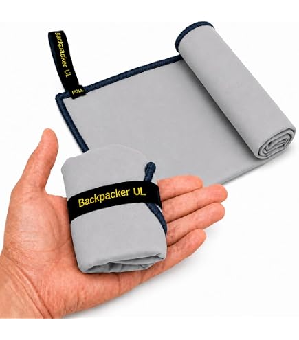 Elite Trail Magic Backpacking Ultralight Quick Dry Microfiber Soft Fast Drying Hand and Face Towel Wash Cloth Camping Yoga Hiking Active Lifestyle Small : Sports & Outdoors