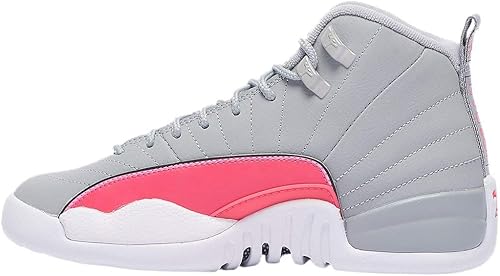 jordan retro 12 wolf grey racer pink
