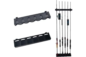 OH MY WOW Fishing Rod Holder 360° Rotating Portable Rack Organizer for Storage 16 Rod for Garage Boat, Truck, Ground