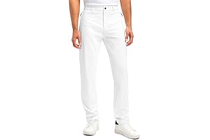 G GRADUAL Men's Golf Pants - 30"/32"/34" Slim Fit Stretch Lightweight Dress Pants for Men with Zipper Pockets Casual Work