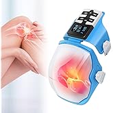 OSITO Knee Massager with Heat, 3 Level Air Compression & EMS Pulse, Pain Relief for Knees, Arthritis, Stiffness - Adjustable Straps