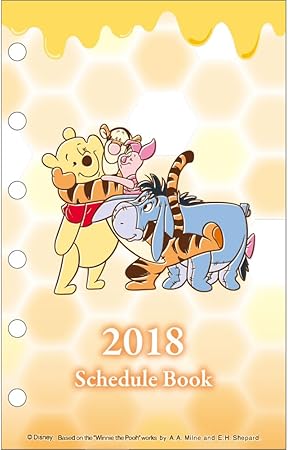 Amazon サンスター文具 ディズニー 手帳リフィール 18年 ポケット 17年10月始まり プー S 文房具 オフィス用品 文房具 オフィス用品
