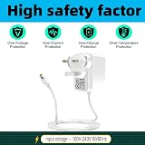 XZGm 12V White Charger for Echo Dot 3/4 Gen Clock Fire TV Cube 15W 200cm view 6