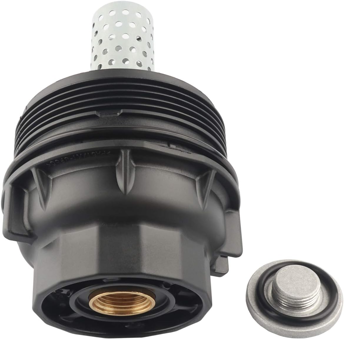 Oil Filter Housing Cap Assembly with Oil Plug, Replace