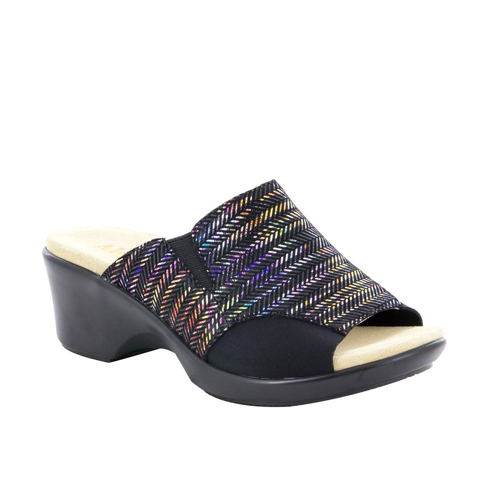 Alegria Women's Ryli Sandal Tile Me More Black
