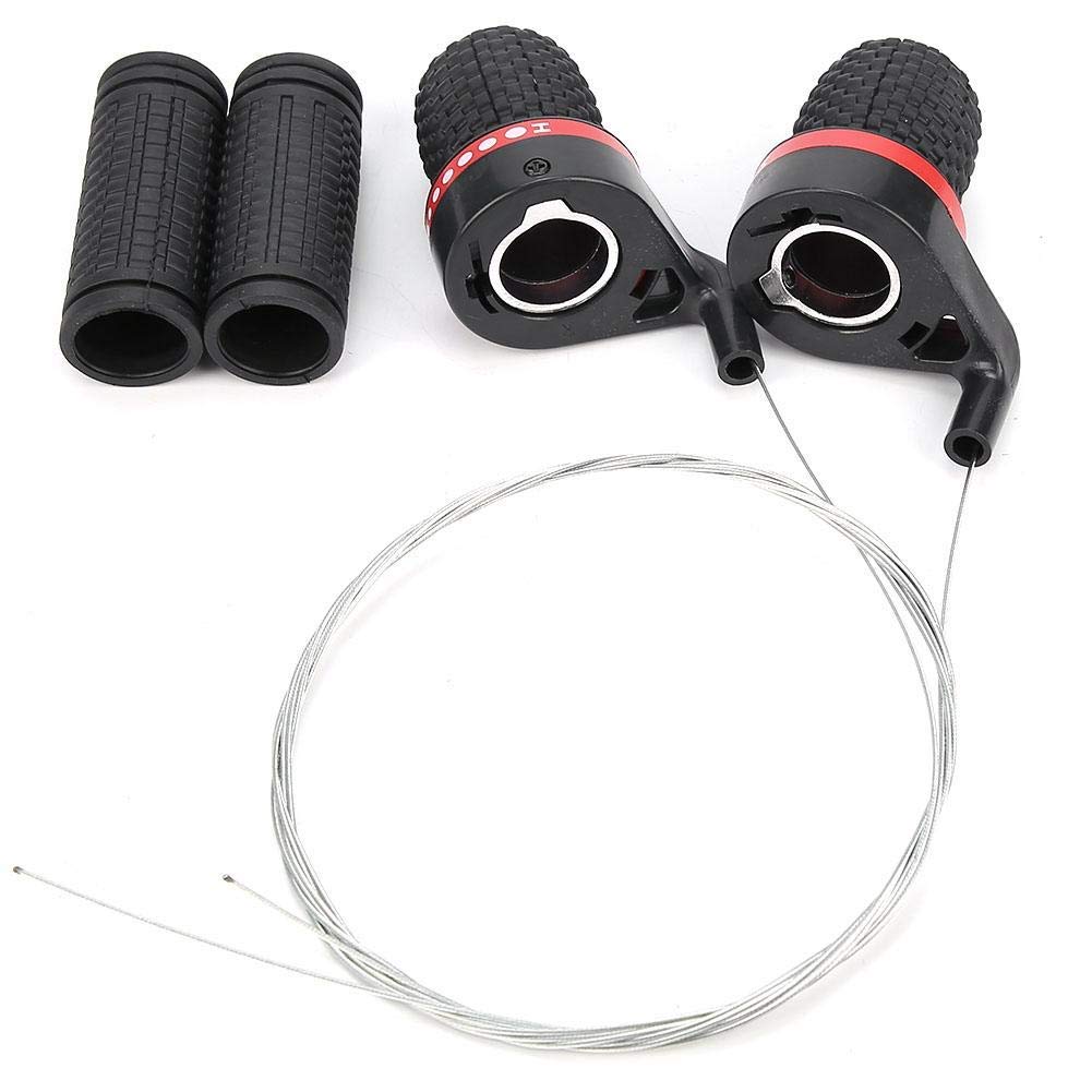 Bicycle Twist Grip Gear, Bike Speed Shifter Bicycle Derailleur Handle Bike Brake Lever Cycling Twist Grip Gear Transmission