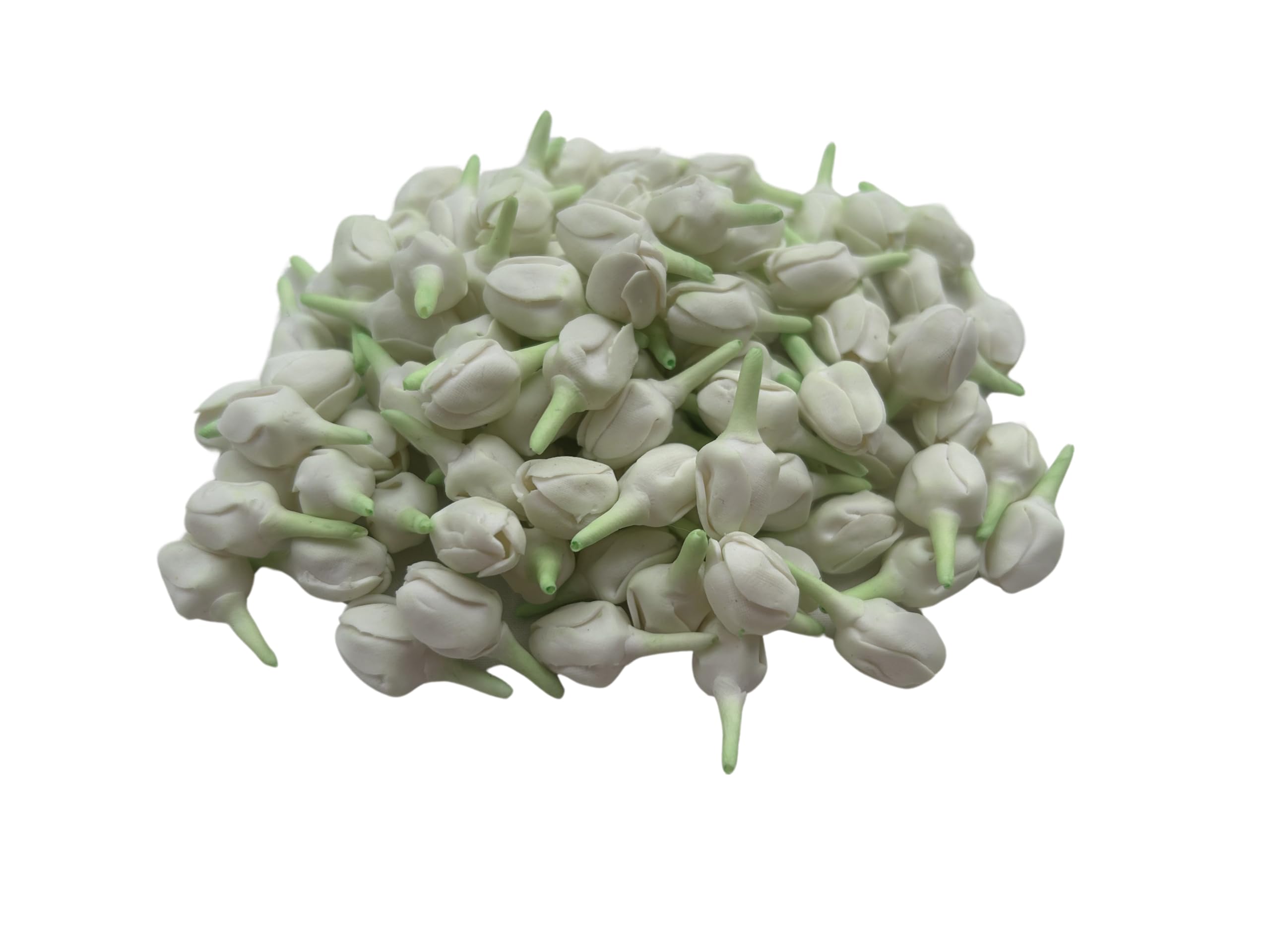 Photo 1 of 100 PCS Jasmine Pikake Clay Flower for Making Garland Jewelry Making DIY Craft Supplies
