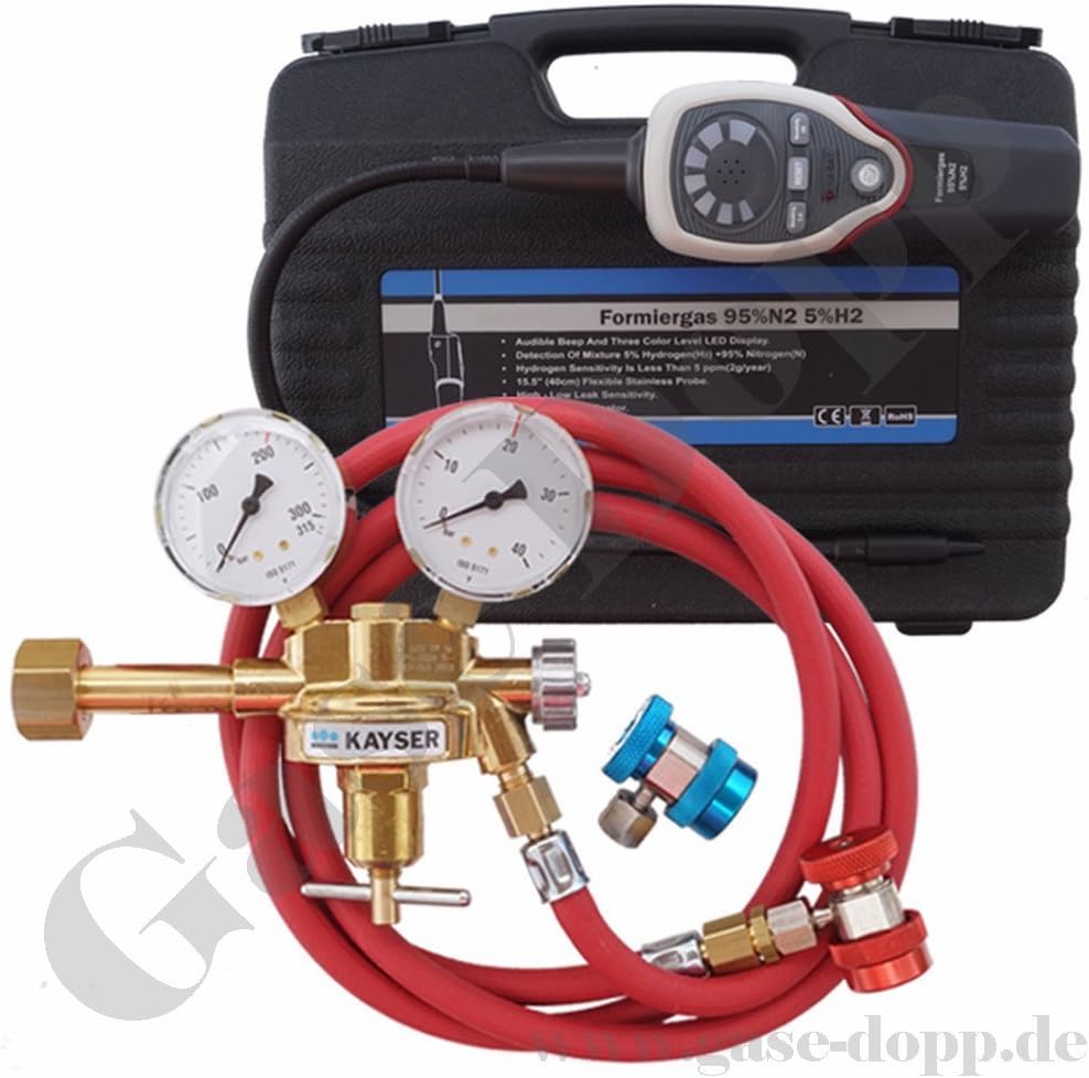 Lecksuchkit Formiergas Gaslecksuchgerat Sniffer Fur Klimaanlagen Schlauch Schnellkupplungen Druckminderer Von Gase Dopp Amazon De Baumarkt