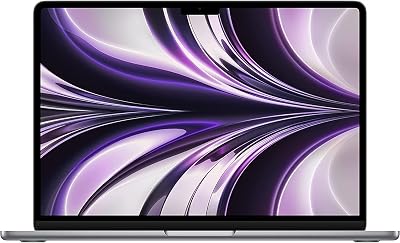 Apple 2022 MacBook Air with Apple M2 Chip, 13-inch, 8GB RAM, 256GB SSD Storage - Space Gray (Renewed)
