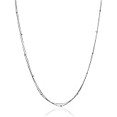 THEEVE Layered Necklaces for women | 14K Gold & Silver Plated Dainty Necklace for Women with Bracelet | Small Love Waterproof Chain Necklaces for Women
