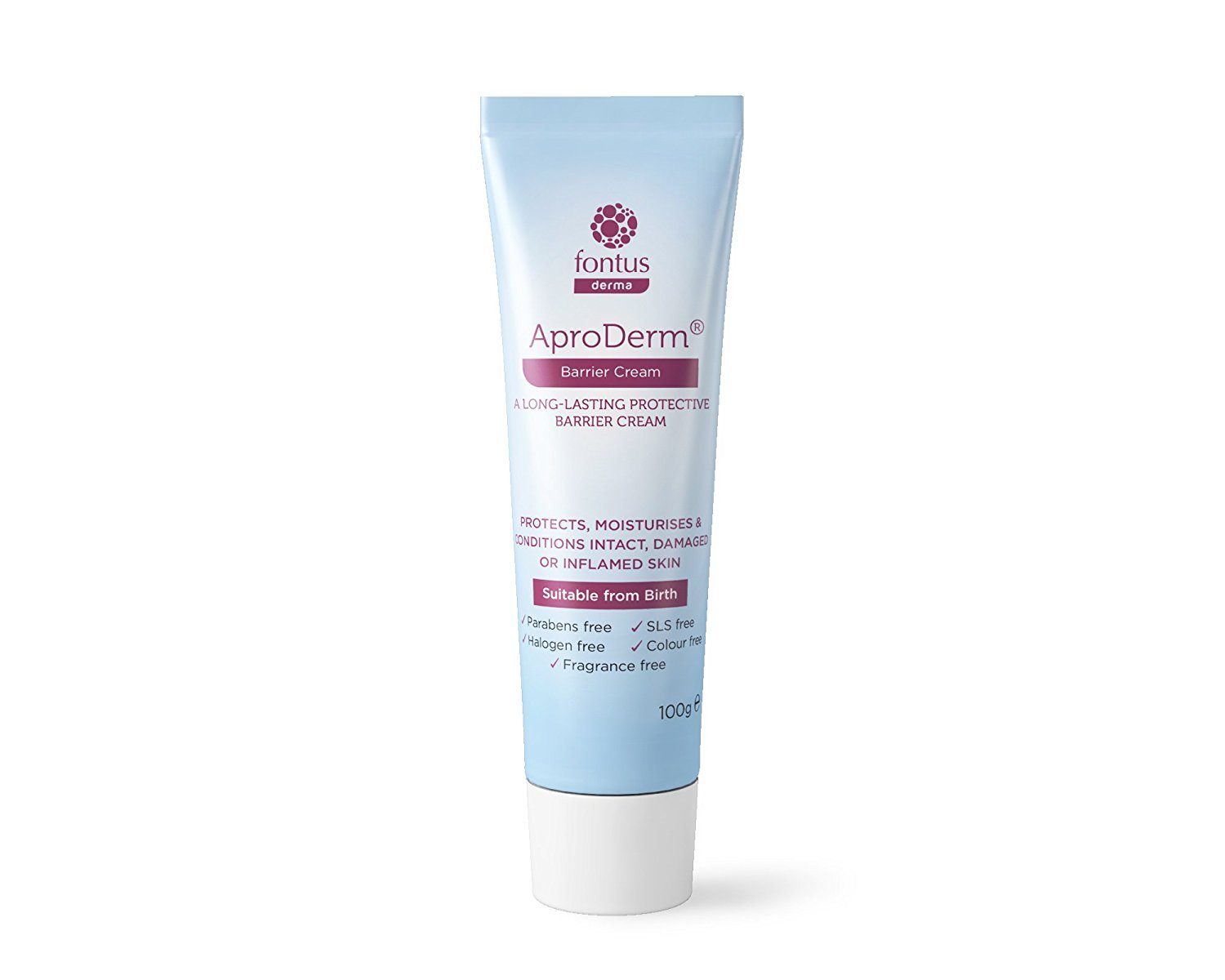 AproDerm® Barrier Cream 100g Tube – Scientifically Formulated, Long-Lasting, Protective Barrier Cream; Suitable for Nappy Rash, Incontinence-Associated Dermatitis and Sensitive Skin