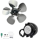 SPRWRM 4200740 SM0740 Fan Motor Upgrade Kit with Fan Blades 120V 1550RPM 2.3W Aluminum Blades