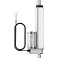 Justech 12V Linear Actuator 160LBS/750N-6inch/150mm 10mm/s Linear Motion Actuator IP54 Waterproof for Electric Door Window Bed RV Industrial Machinery Vessels Solar Tracker