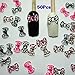TOOGOO(R) Nail Art 3d 50 Mix PRINT BOW /RHINESTONE for Nails, Cellphones
