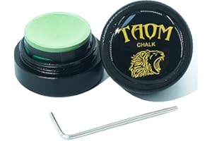 BANLY TAOM Round Shaped Pool Chalk Holder, Portable Pool Chalk Cubes, Magnetic Mini Chalk Holder Pool Billiards, Pool Cue Chalk Case Container Box for Billiard Cue Tip Tool Pool Table Snooker Accessories