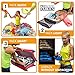 PRO Packing Cubes | 6 Piece Travel Bags Organizer for Luggage | Multi-size Ultralight Travel Cubes | Suitcase Organizer Bags Set | Makes Packing Easy - Sunset Orange