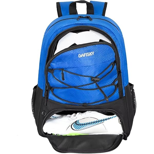 Heavy Duty Basketball Backpack Shoe Compartment Ball Bin No