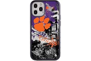 Guard Dog Case Compatible with iPhone 12/12 Pro - Military Grade - Rugged Two Piece Design - Collegiate Licensed - Clemson Tigers - by Paulson Designs