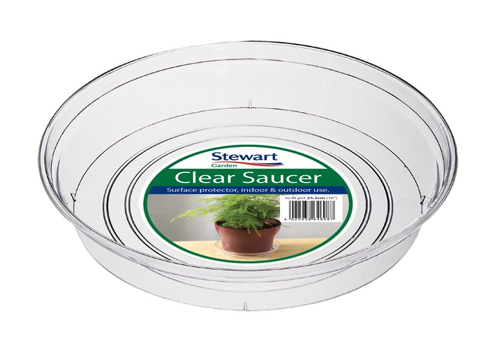 Stewart 2846008 25.5 cm Clear Saucer - Clear