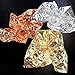 Gold Leaf Sheets 300 Imitation Gold Leaf Silver Leaf Rose Gold Leaf for Gilding Crafting, DIY Arts Project Crafting Decoration,Cake Decorating, Makeup Health & Spa, 16x16cm (3 Color)
