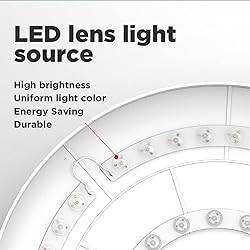 Becailyer Dimmable LED Ceiling Light, Modern Linear