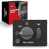 Nilight Headlight Dimmer Switch for 1999 2000 2001 2002 Chevy Silverado GMC | 2000-2002 Suburban 1500 2500 Tahoe Avalanche Yukon 1999-2002 Sierra 1500 2500 2001-2002 Sierra 3500 with Yellowish LED Light