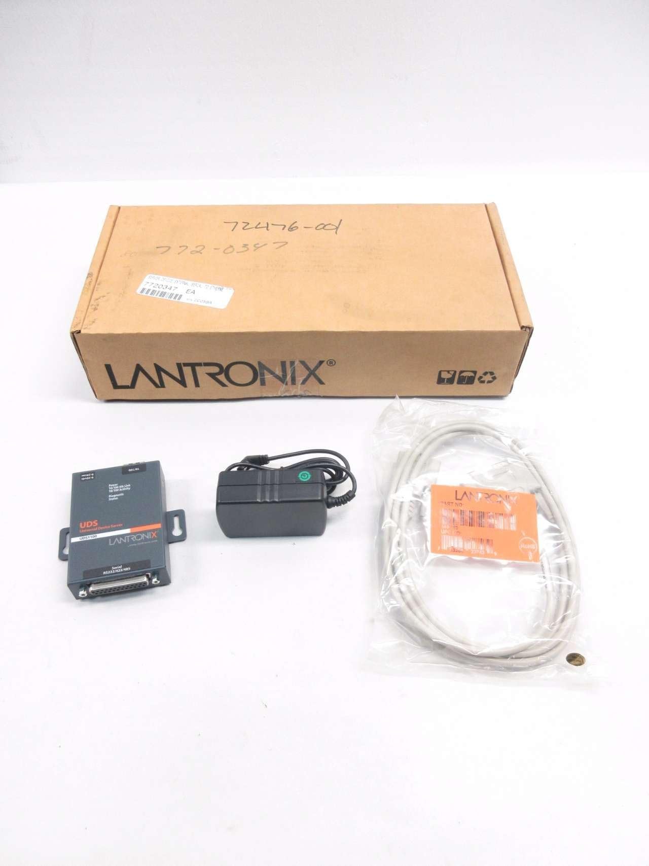 NEW LANTRONIX 080-358-001-R UDS1100 UNIVERSAL DEVICE SERVER UNIT REV D11 D526646