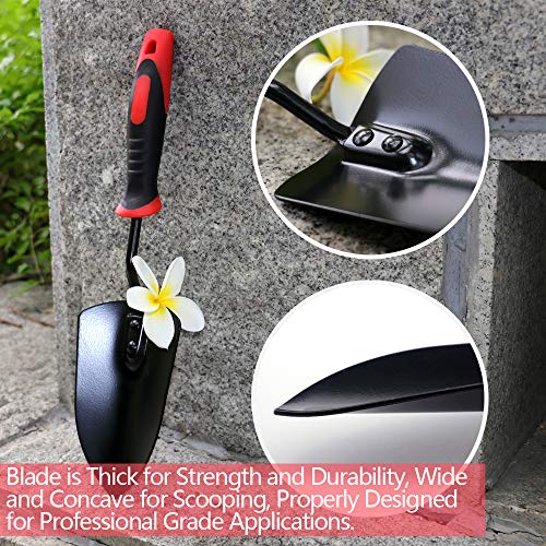 KEMAIER Garden Trowel - Metal Hand Shovel Spade Tool - Thumbnail 3