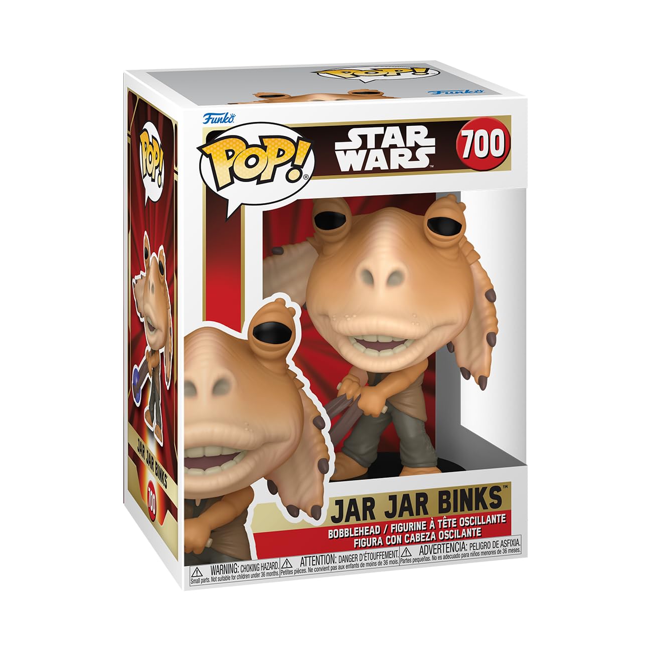Funko POP! Star Wars: Episode 1 The Phantom Menace Anniversary - Jar Jar Binks With Booma Balls - Collectable Vinyl Figure - Gift Idea - Official Merchandise - Toys for Kids & Adults - Movies Fans