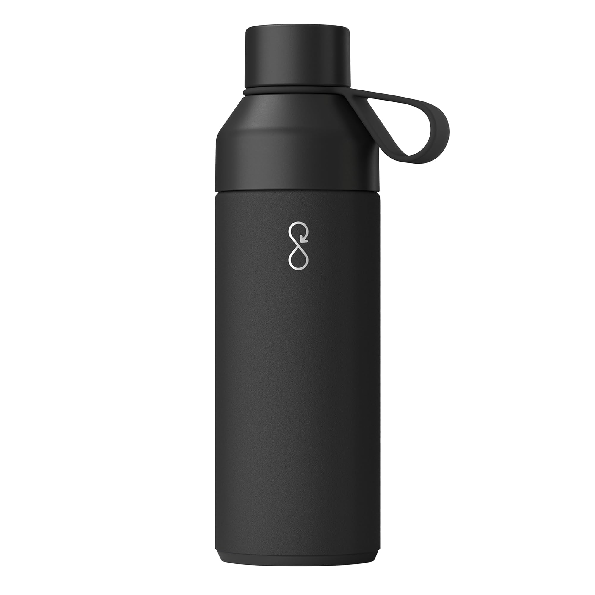 Ocean Bottle Original 500ml | Stainless Steel Water Bottle | Reusable & Sustainable | Keeps Drinks Cold & Hot | Eco Friendly Gift (Obsidian Black) — image 1