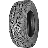 Kumho Road Venture AT52 All-Terrain Tire - 255/75R17 115T | Truck/SUV All Terrain All Weather Traction 115T Rated Standard Load Radial Construction Black Sidewall Tire