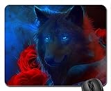 Blue Eye Pattern Background Custom Rectangular