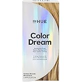 dpHUE Color Dream, Golden Blonde - Ammonia-Free, Demi-Permanent Hair Color - Lasts 16 Washes - Boosts Shine - Paraben & Sulfate Free, Leaping Bunny Certified