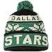 NHL Dallas Stars Men's Face-Off Winter Cuffed Pom Knit Beanie, One Size, Green