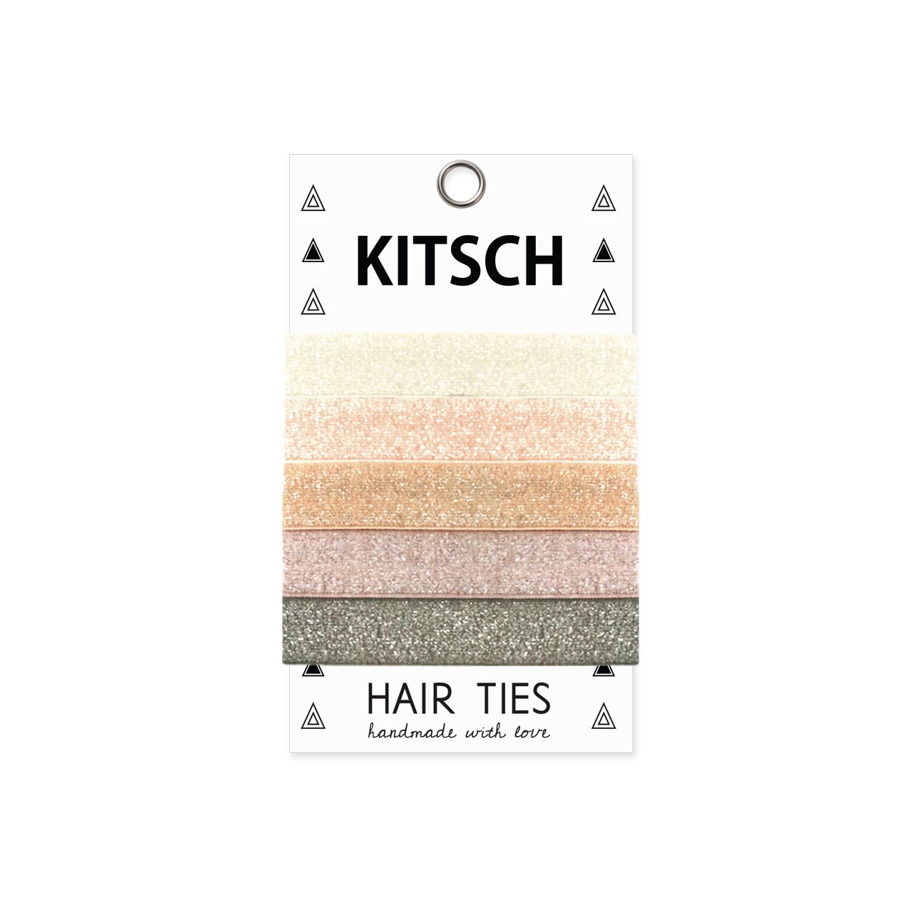 Kitsch 8 Piece Premium Hair Ties Set, Naturally Mini Beauty