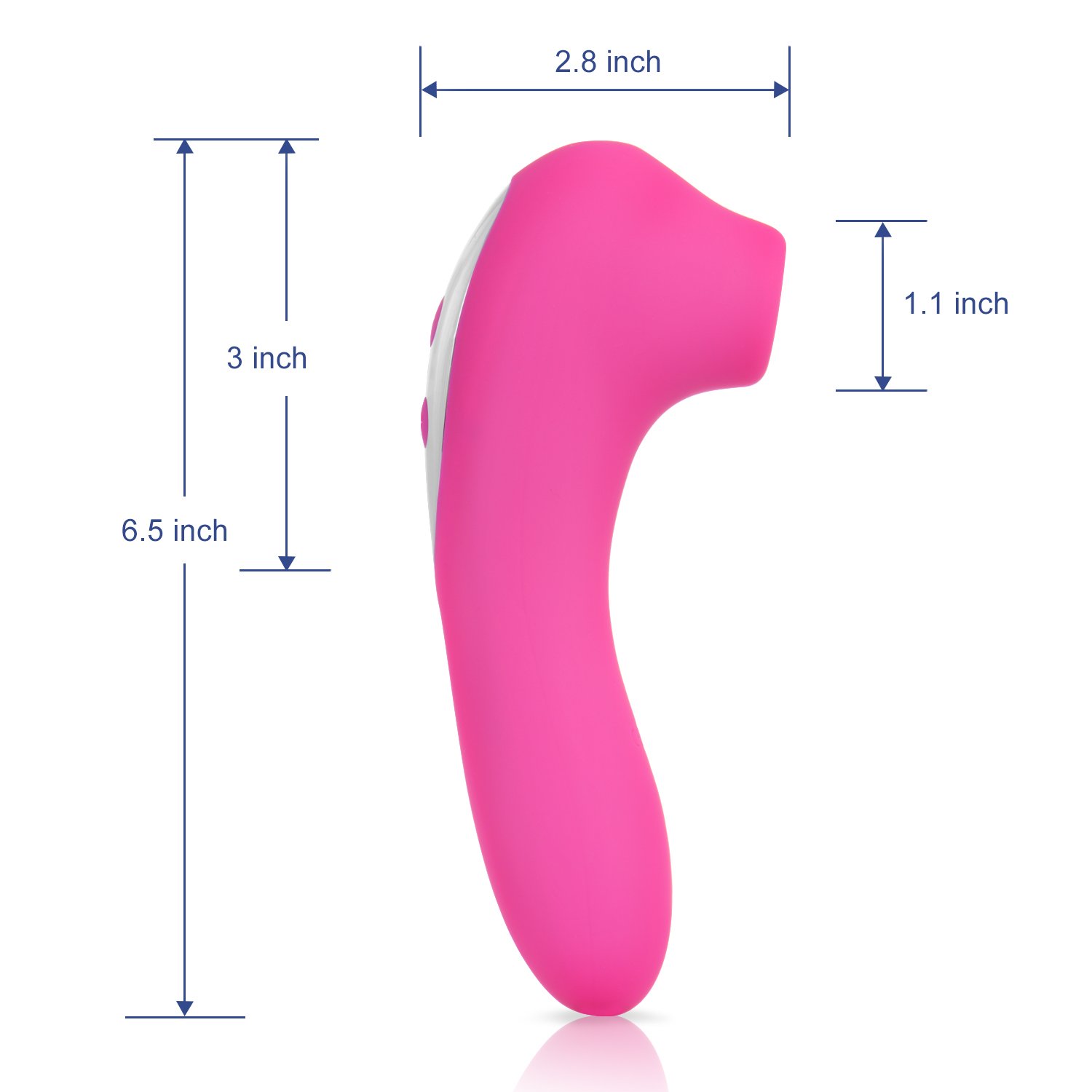 Adoric Body Wand Massager Cordless-Mini Massage wand-Multi-Speed Super Quiet-Waterproof Powerful Personal Wand Massager for Sport Recovery