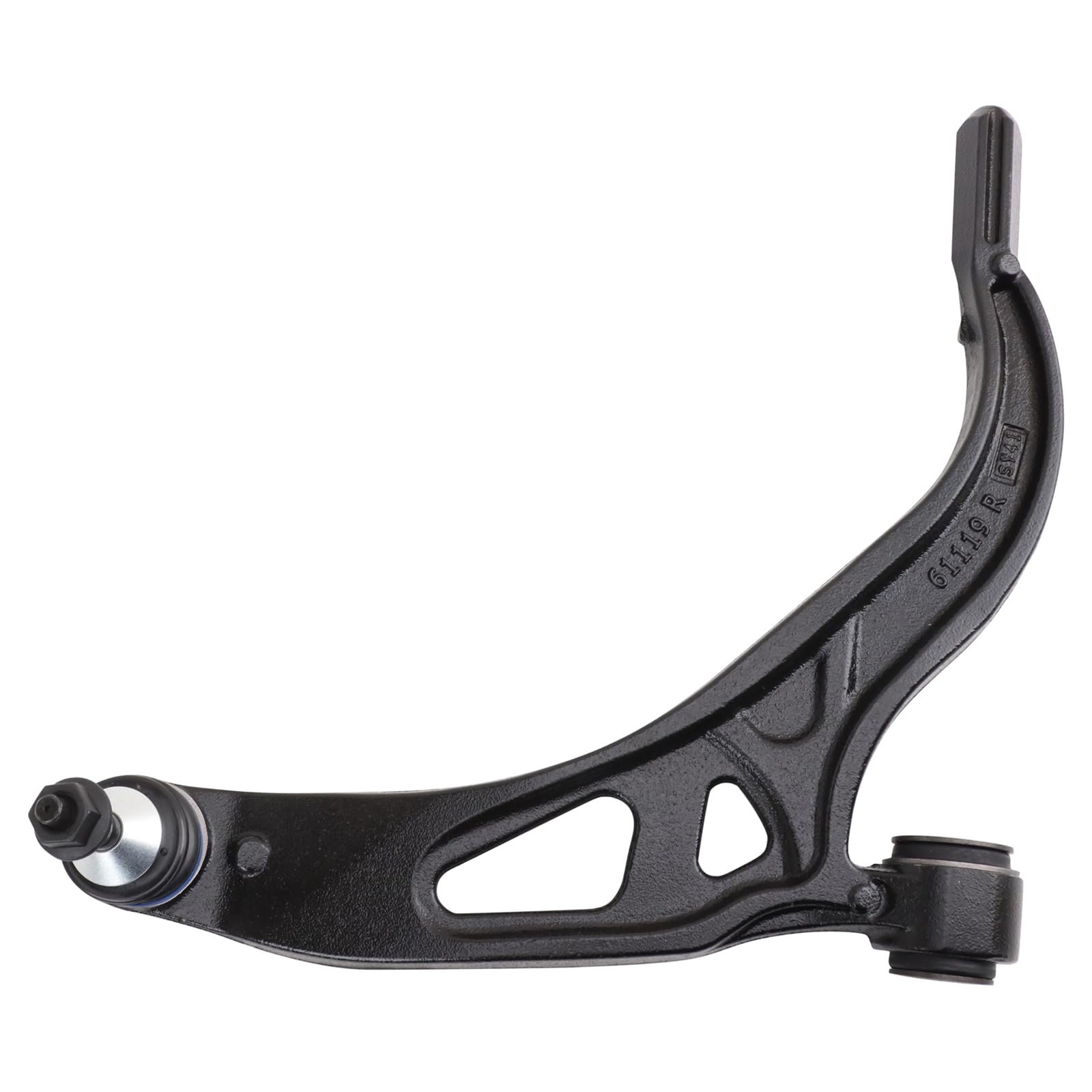 TRQ Front Right Lower Control Arm with Ball Joint Steel Compatible with 2011-2019 Ford Explorer 2013-2019 Police Interceptor Utility Image