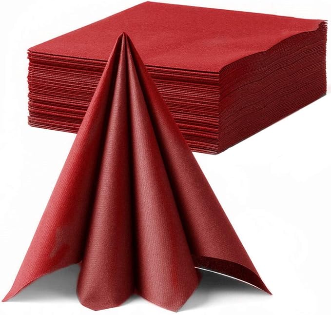 JEBBLAS Luxury Airlaid Paper Napkins Dinner Napkin Cloth Like Napkin