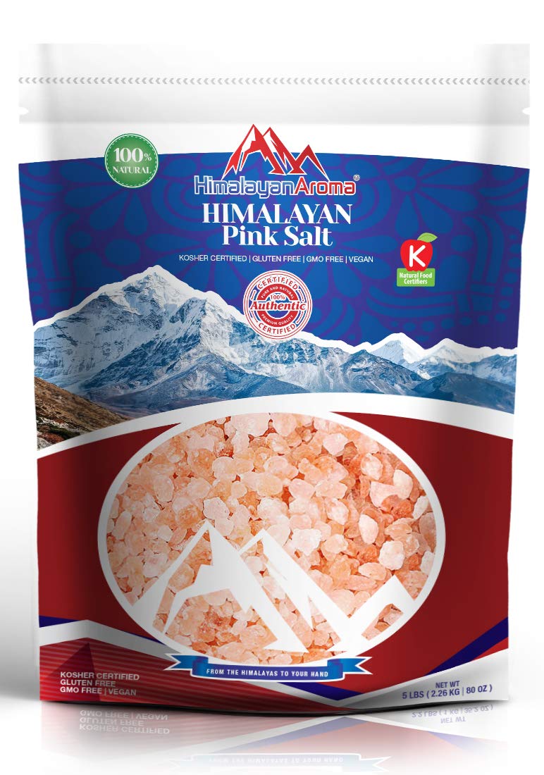 Soeos Himalayan Pink Salt 80oz - Natural Fine Grain Sea Salt For Cooking 5 Pound Pack Of 1 - View #13