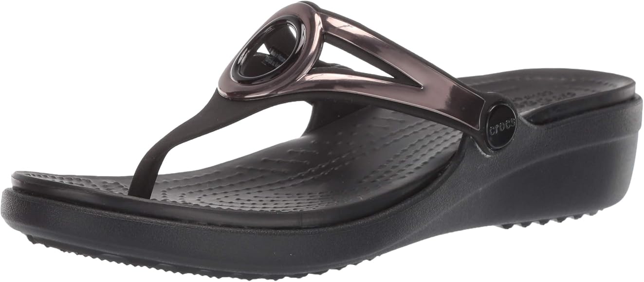 metallic silver crocs