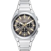Fossil Everett Watch for Men, Quartz Chronograph Movement with Stainless Steel or Leather Strap